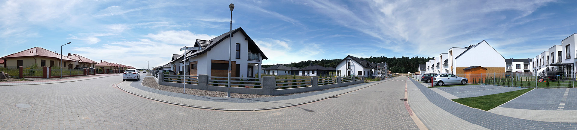 Osiedle Rozalin - nowa część - panorama